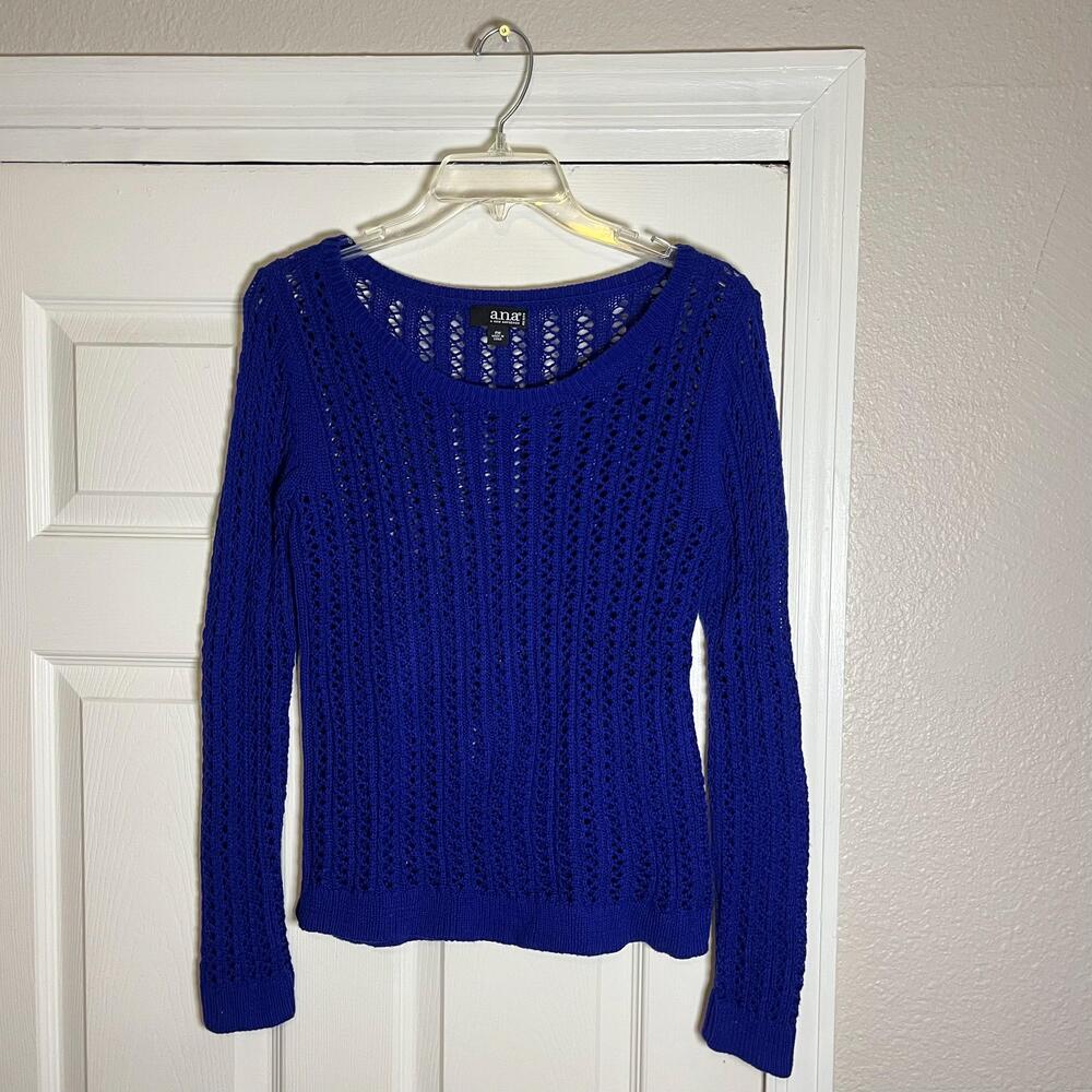 Vintage Y2K A New Approach Sweater Top Womens M Crochet Knit